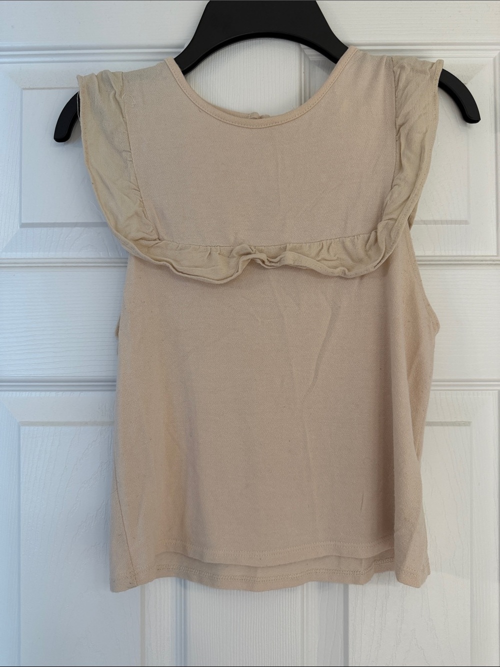 Kimchi Blue Cream Ruffle Yoke Tank Top